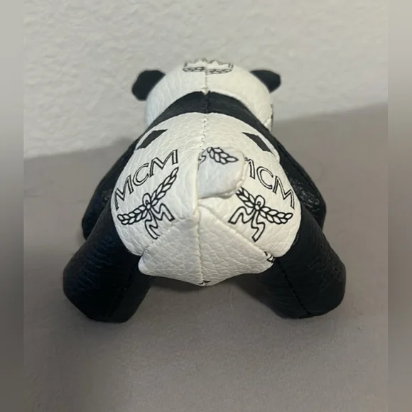 MCM Panda Bear Bag Charm EUC - Picture 9 of 10